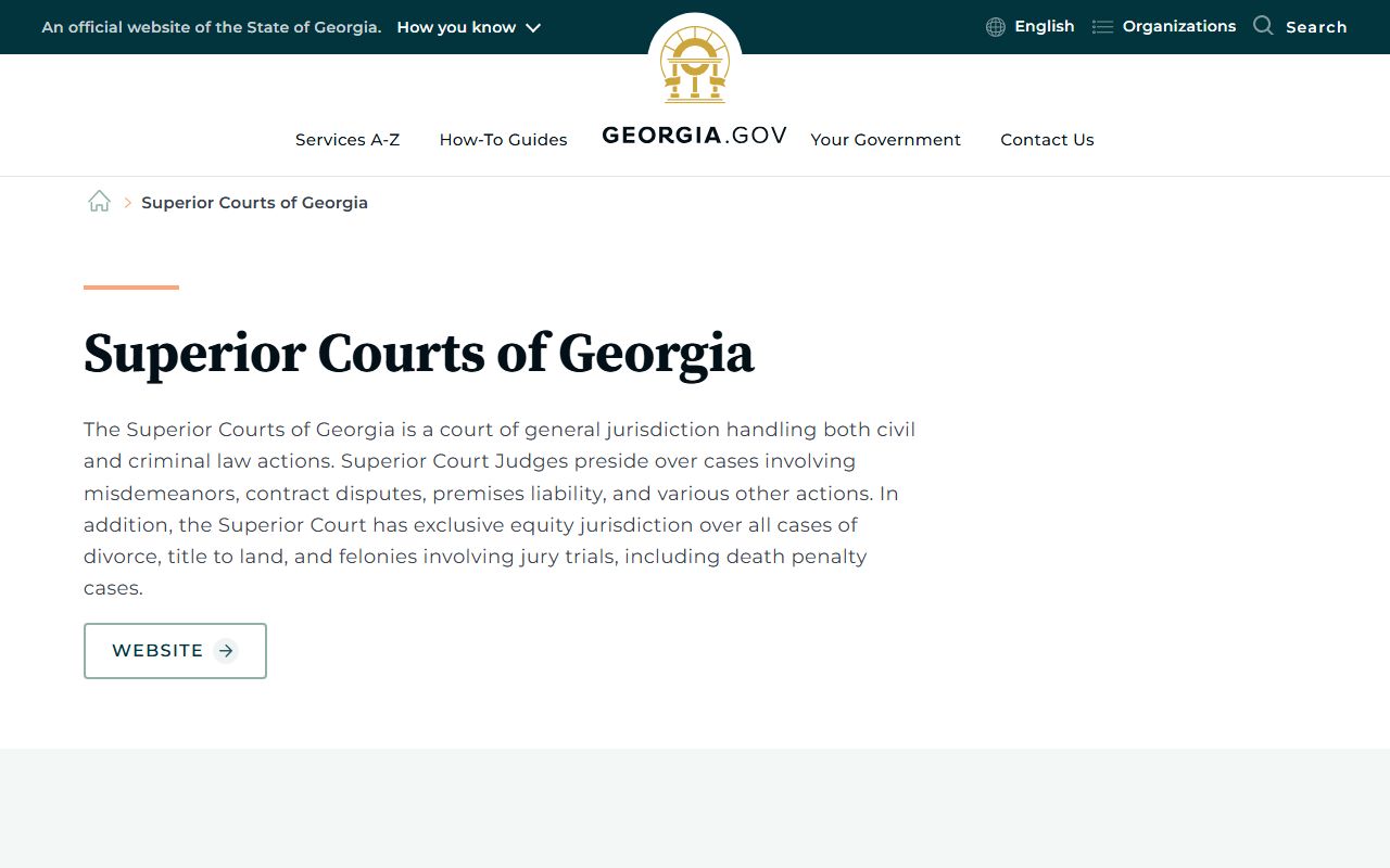 Lumpkin County Superior Court records Georgia Superior Courts overview
